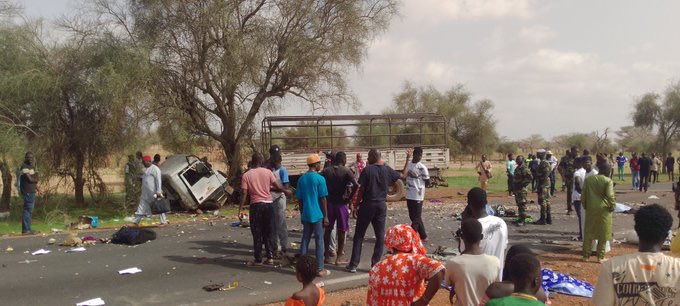 Accident mortel à Bandia: trois (3) morts et deux (2) blessés enregistrés